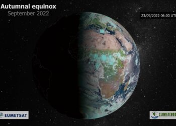 Φθινοπωρινή ισημερία: Η γη από τον δορυφόρο